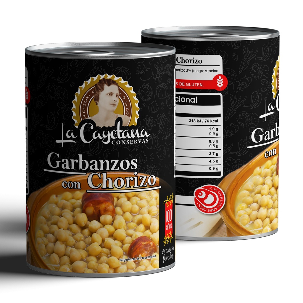 Garbanzos con chorizo 2600g (copia)