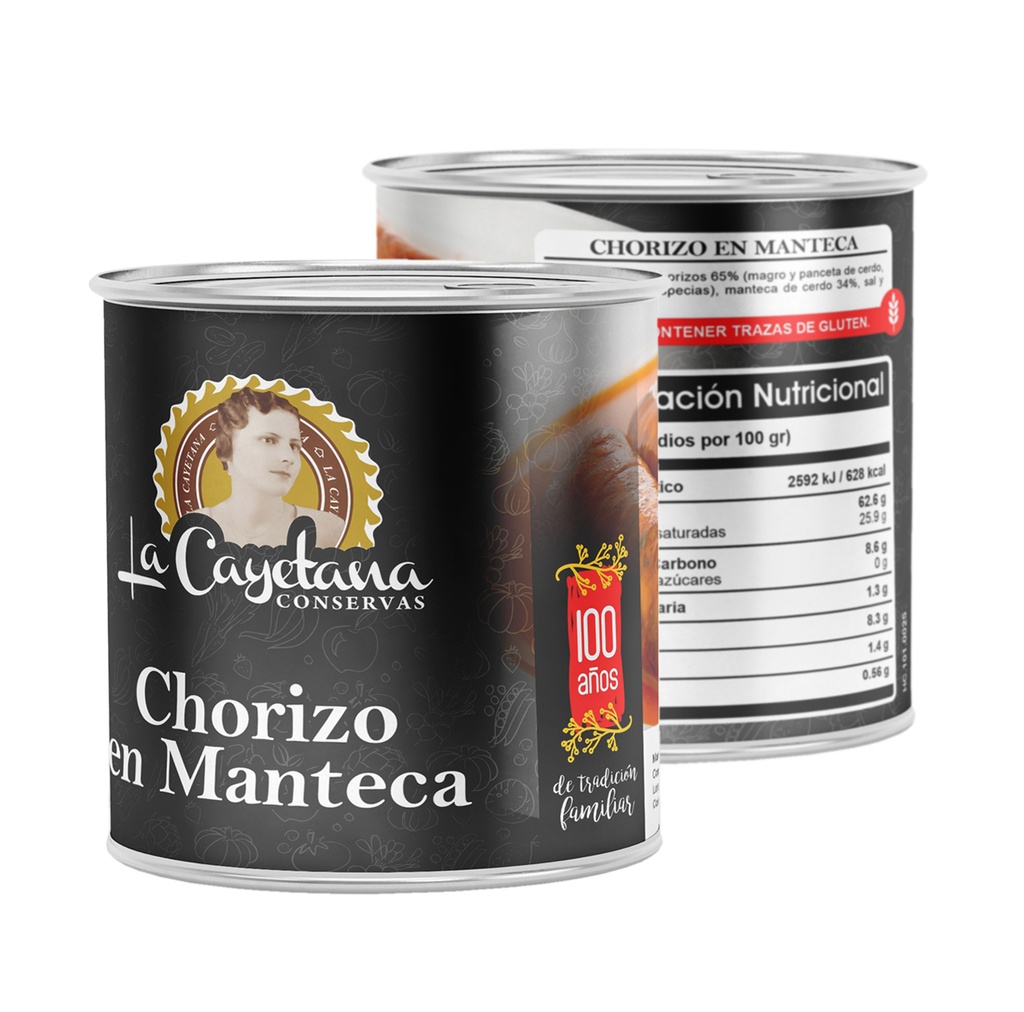 Chorizo en Manteca 640g